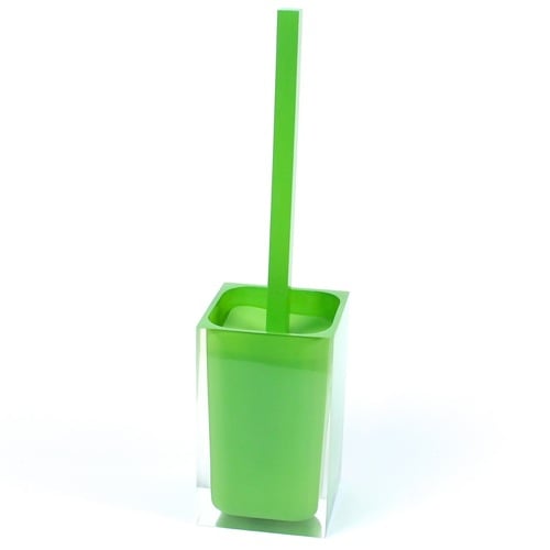 Toilet Brush Holder, Green, Stylish, Square Gedy RA33-04